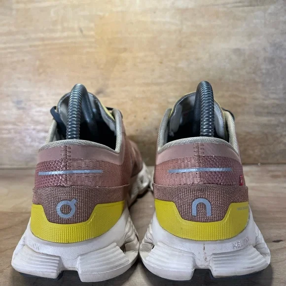 On Cloud X REFLECTIVE Womens Size 8.5 Running Shoes Sneakers Mocha Brown Sand - Picture 5 of 12